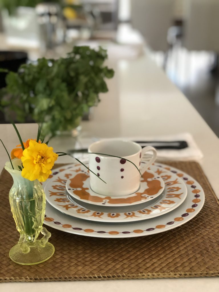 Weekend brunch set with Kismet dishes