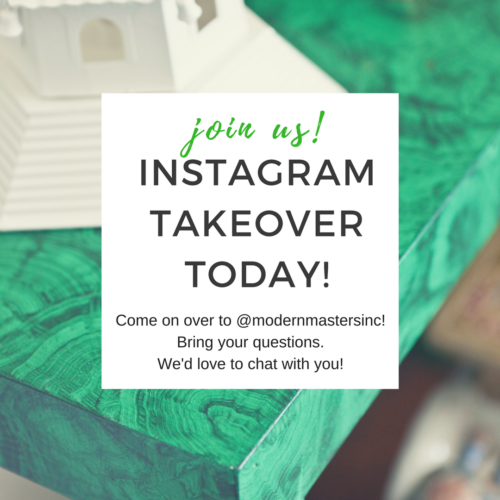 Modern Masters Instagram Takeover March 19 2018