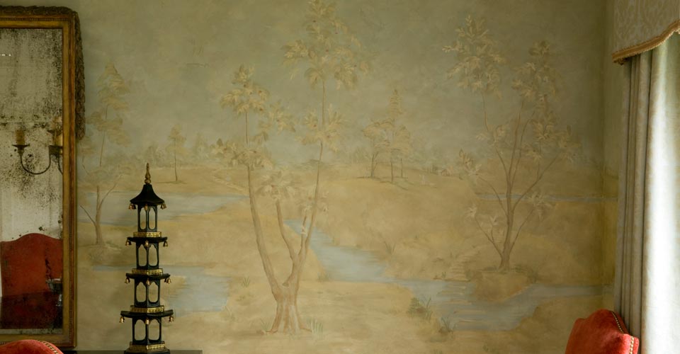 Billet Collins landscape mural