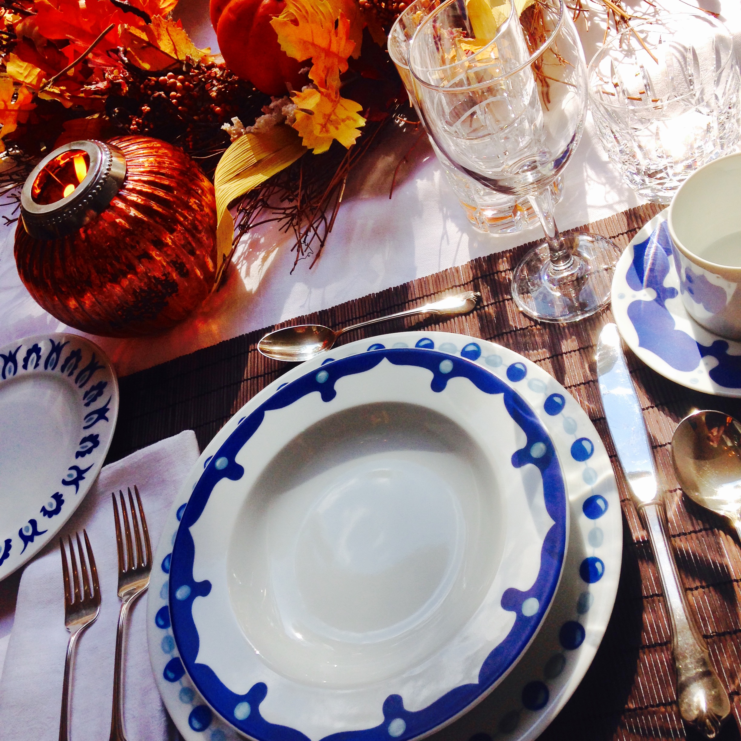 Fall Table with Kismet Dishes