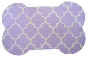 Chain Link Fence Dog Bowl Mat