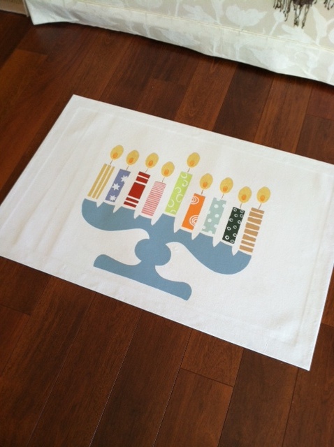 Menorah Floorcloth
